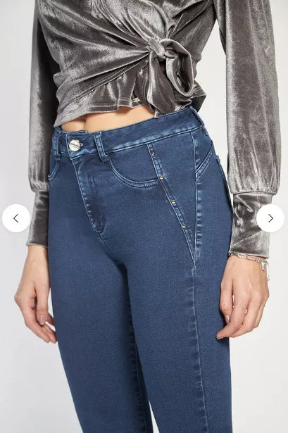 JEANS AMALIA HIGH WAIST TACHAS