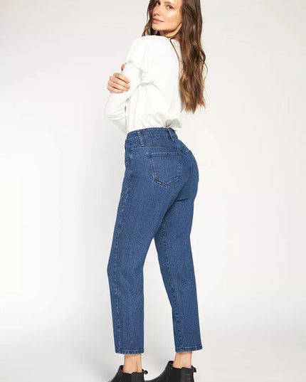 JEANS AMALIA MOM STRASS