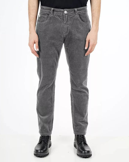 PANTALON ELLUS SLIM TIRO MEDIO COTELE