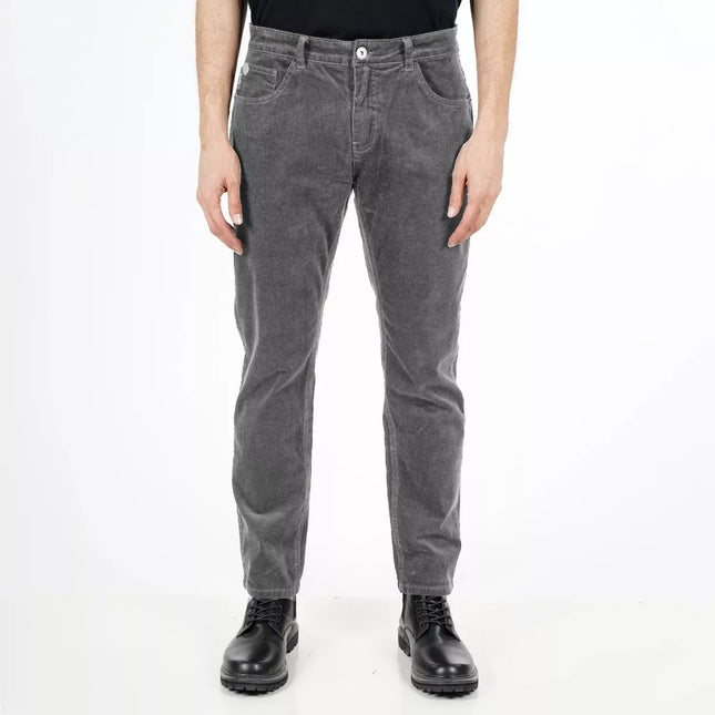 PANTALON ELLUS SLIM TIRO MEDIO COTELE
