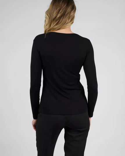 POLERA GIVE APLIC. CUELLO ESTAMPADA