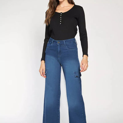 JEANS AMALIA WIDE LEG - MAWI