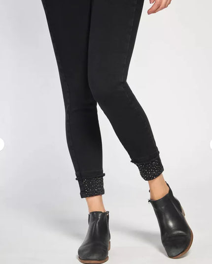 JEANS AMALIA HIGH WAIST CRISTALES