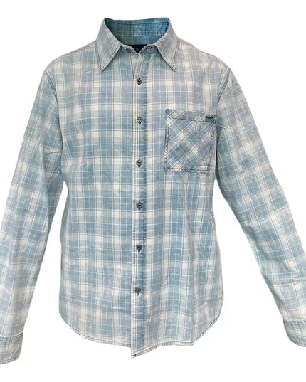 CAMISA ELLUS DENIM CHECK