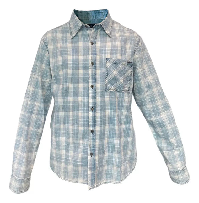 CAMISA ELLUS DENIM CHECK