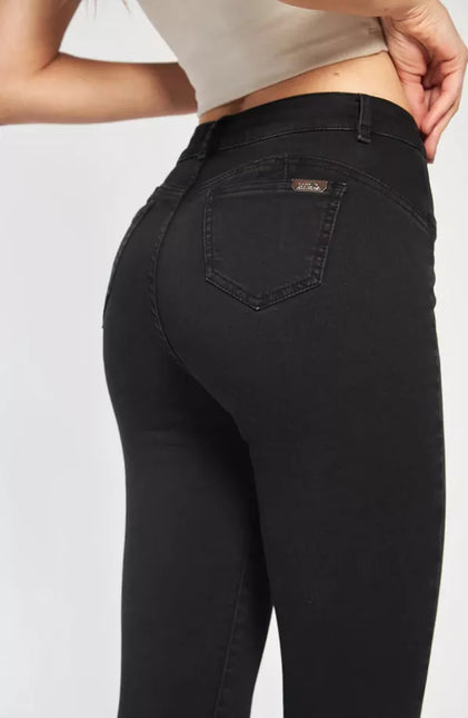 JEANS AMALIA HIGH WAIST CRISTALES