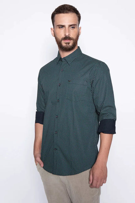 CAMISA HOMBRE FEROUCH ESTAMPADA FJ