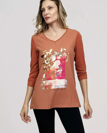 POLERA GIVE ESTAMPADA