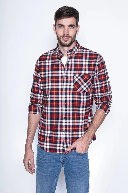 CAMISA HOMBRE FEROUCH CUADRO BALTIMORE FJ