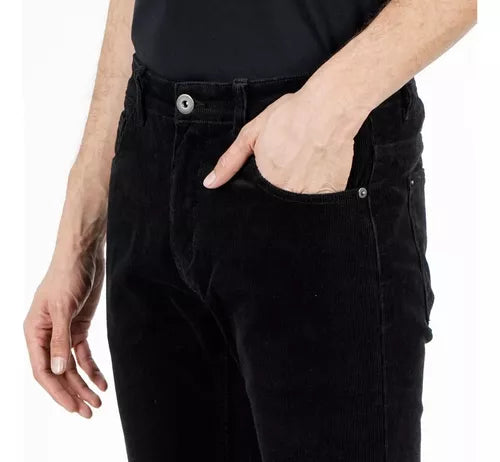 PANTALON ELLUS SLIM TIRO MEDIO COTELE