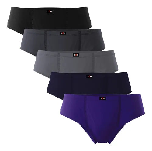 PACK TOP 5 SLIP ALGODÓN BASICO BASIC