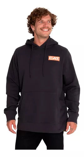 POLERON CAT GRAPHIC PULLOVER HOODIE