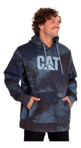 POLERON CAT FLEECE LOGO PRINTED