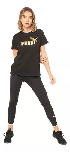 POLERA PUMA ESS+ METALLIC LOGO TEE
