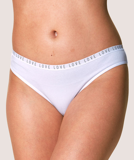 Bikini LADY GENNY Bikini Lady Genny Cotton Spandex en color blanco.
