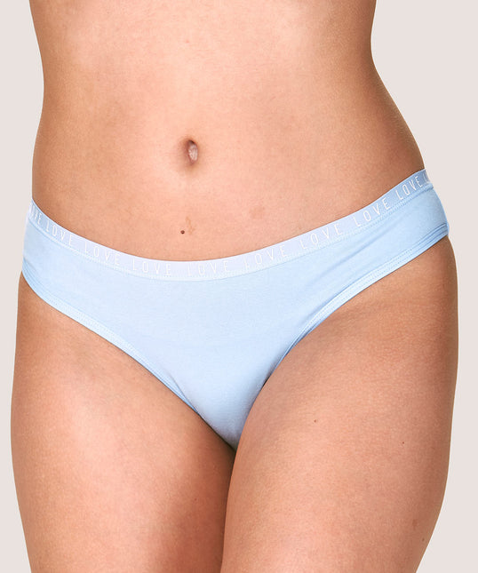 Bikini LADY GENNY Bikini Lady Genny Cotton Spandex en color celeste.