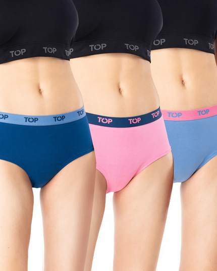 PACK 3 PANTALETA TOP ALGODÓN