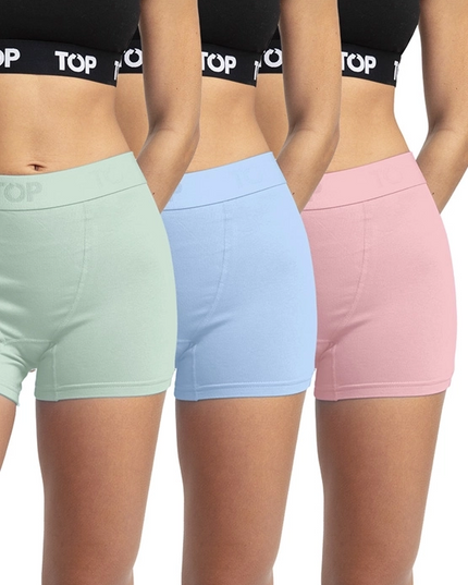 PACK 3 BOXER TOP CORTO ALGODÓN
