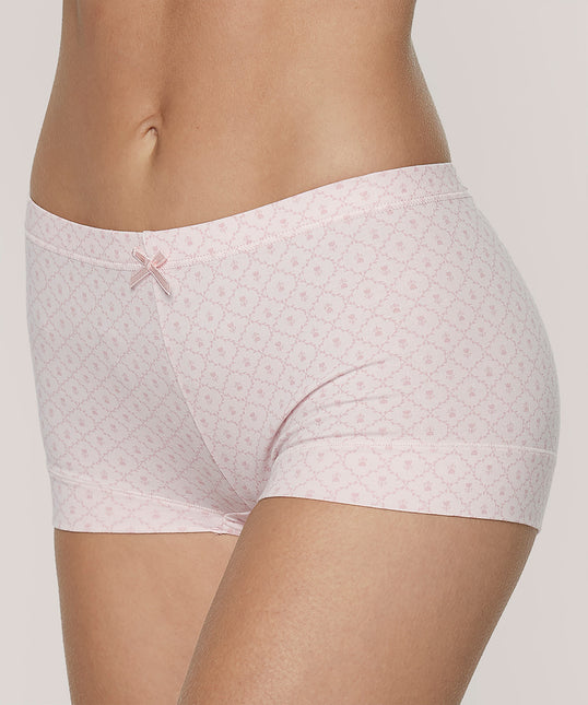 Pantaleta Lady Genny de algodón y spandex en color rosado