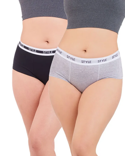 PACK 2 PANTALETA INTIME TIPO BOXER