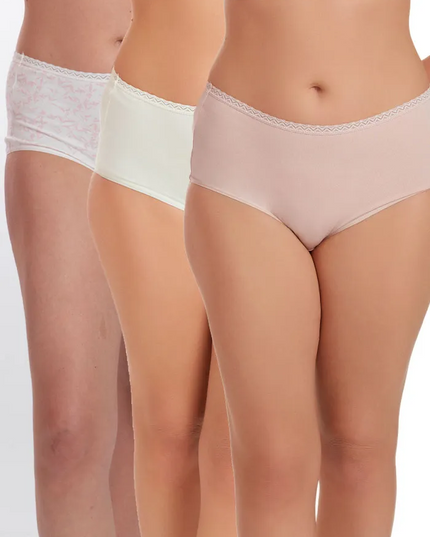 PACK 3 PANTALETA INTIME ALTA