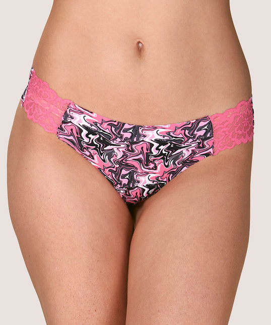 Accesorio LADY GENNY colaless lady genny microfibra y encaje en color rosado