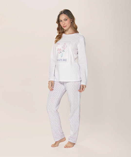 Accesorio LADY GENNY pijama lady genny micropolar en color lila