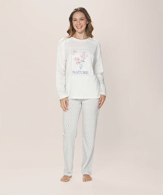 Accesorio LADY GENNY pijama lady genny micropolar en color melange