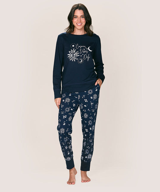 Accesorio LADY GENNY pijama lady genny cotton en color azul