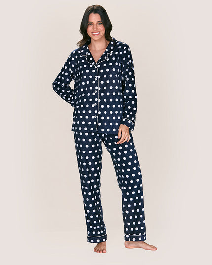 Pijama LADY GENNY Pijama Lady Genny Micropolar en color azul.