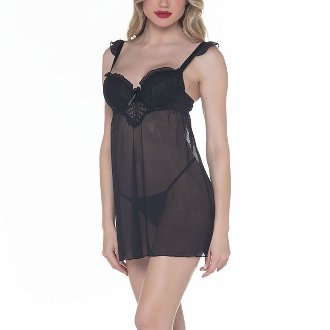 BABY DOLL LADY GENNY ENCAJE & MALLA