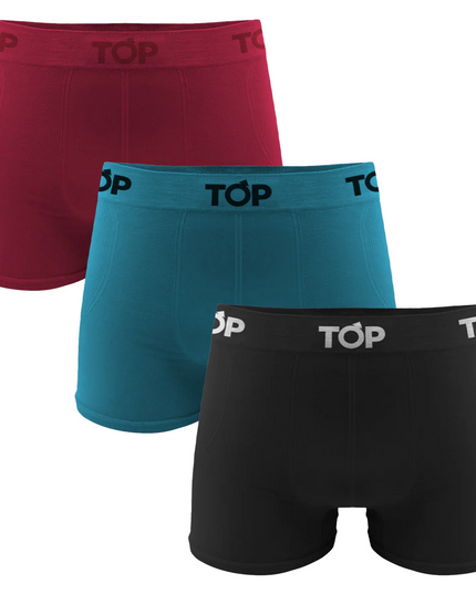 PACK 3 BOXER TOP MICROFIBRA SIN CONSTURA