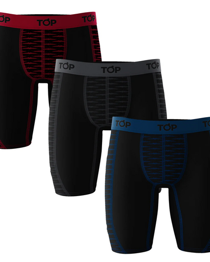 PACK 3 BOXER TOP LARGO MICROFIBRA BASIC