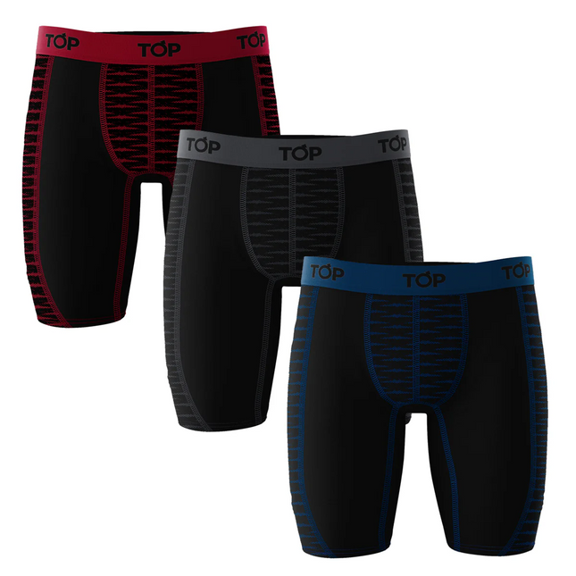 PACK 3 BOXER TOP LARGO MICROFIBRA BASIC