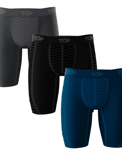 PACK 3 BOXER TOP LARGO MICROFIBRA BASIC
