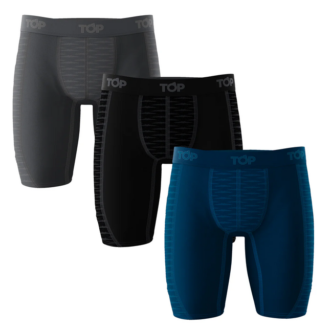 PACK 3 BOXER TOP LARGO MICROFIBRA BASIC