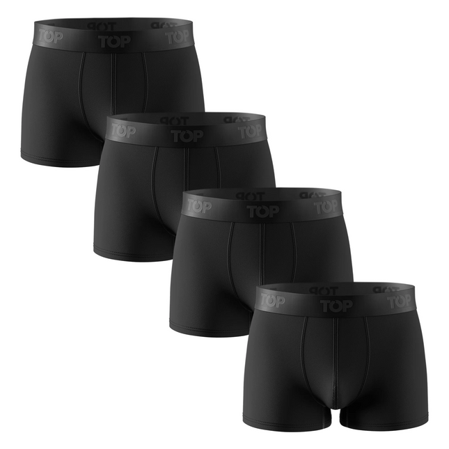 PACK TOP 4 BOXER CORTO ALGODÓN BASIC