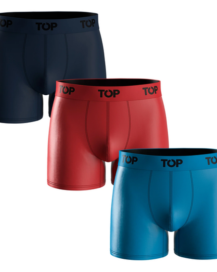 PACK 3 TOP MICROFIBRA MEDIO LISO