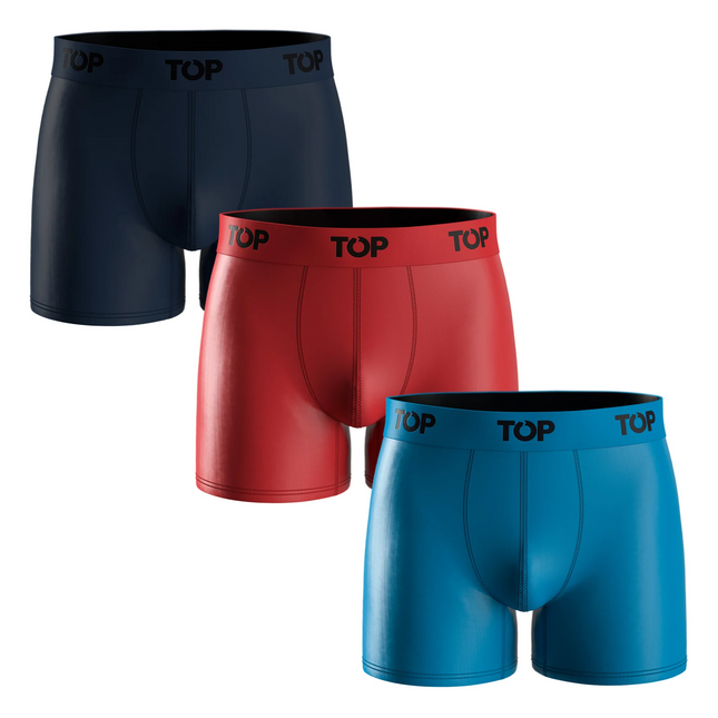 PACK 3 TOP MICROFIBRA MEDIO LISO