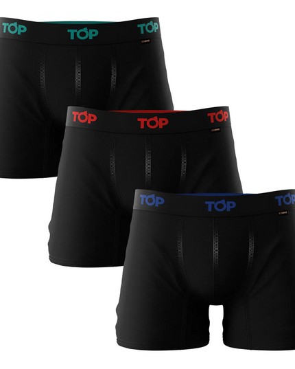 PACK 3 BOXER TOP MEDIO COBRE