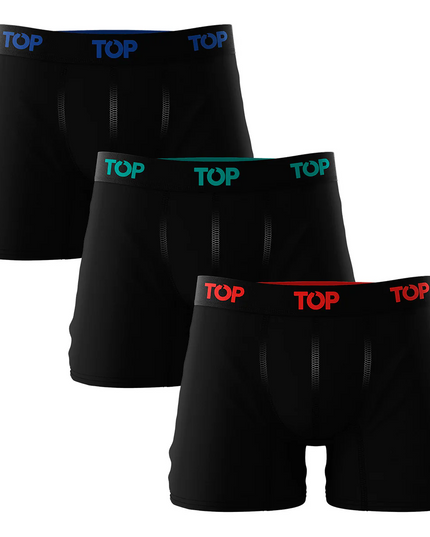 PACK TOP 3 BOXER COTTON - LYCRA