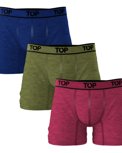 PACK TOP 3 BOXER COTTON - LYCRA
