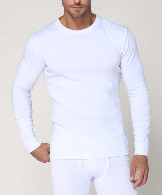 POLERA ROCHESTER COTTON MANGA LARGA ROCHESTER en color blanco