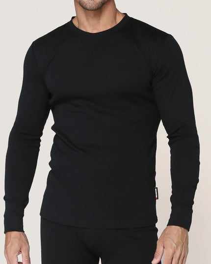 POLERA ROCHESTER COTTON MANGA LARGA ROCHESTER en color negro