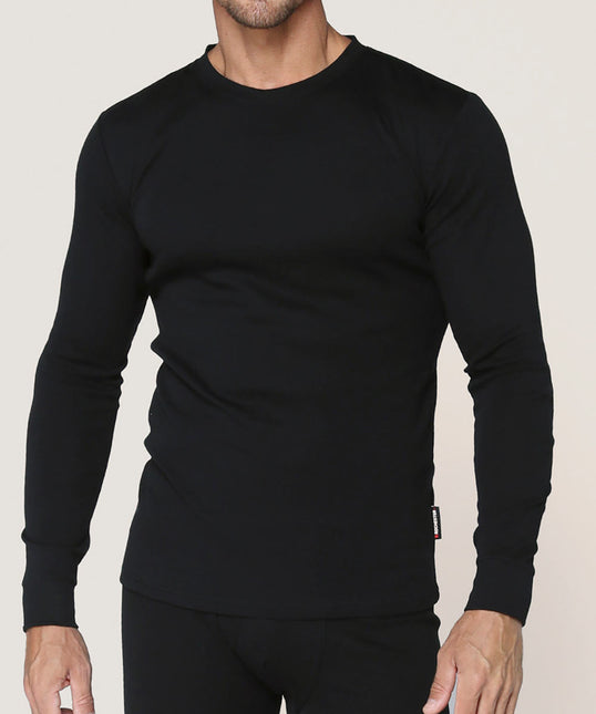 POLERA ROCHESTER COTTON MANGA LARGA ROCHESTER en color negro