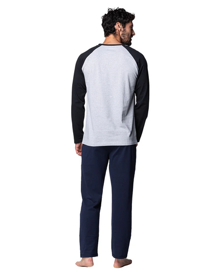 PIJAMA TOP ALGODÓN LISO