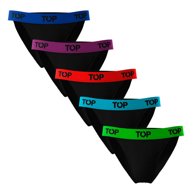 PACK 5 TANGA TOP ALGODÓN