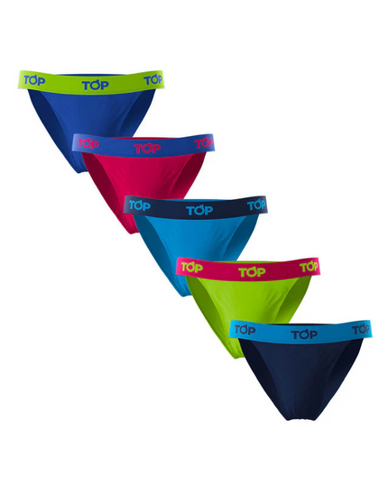 PACK 5 TANGA TOP ALGODÓN