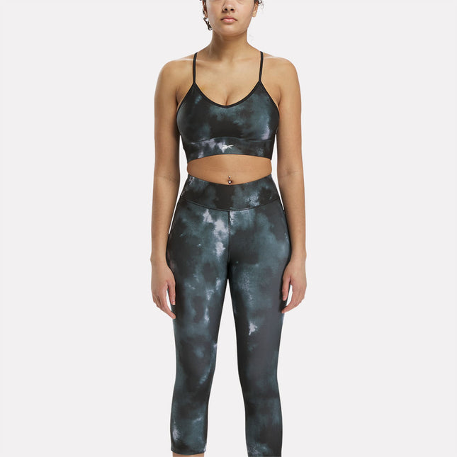 PETO REEBOK ID TRAIN PRINTED SPORTS BRA