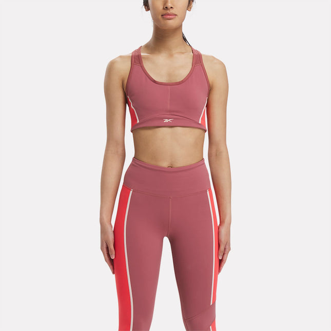 PETO REEBOK LUX RACER PADDED BRA COLORBLOCKE